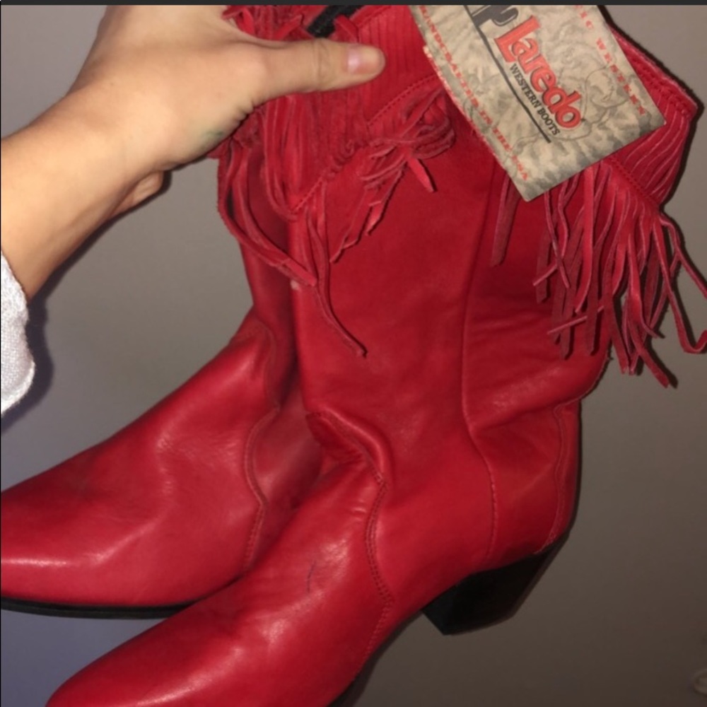 Laredo Cowgirl boots(reddish pink)